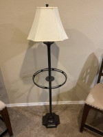 Lamp, Sofa, Coffee Table