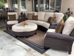 Luxury Patio 6 PC wicker sofa set!