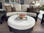Luxury Patio 6 PC wicker sofa set!