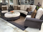 Luxury Patio 6 PC wicker sofa set!