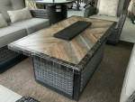 Agio Patio 5 PC Fire Pit chat sofa set!
