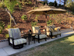 Luxury Patio Mallin Georgetown 4 PC sofa set.