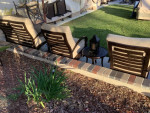 Luxury Mallin 3 PC Sofa Set