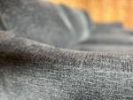 Grey Sleeper Sofa Couch with Storage Chaise - Left OR Right Facing