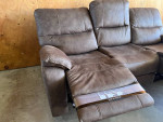 Barcalounger Fabric Manual Reclining Sofa Couch - Like NEW!