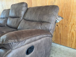 Barcalounger Fabric Manual Reclining Sofa Couch - Like NEW!