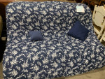 Wooden Futon Frame (Queen) w King size Deluxe Memory Foam Topper- couch sofa
