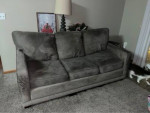 Gray La-Z-Boy sofa