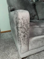 Gray La-Z-Boy sofa