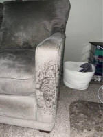 Gray La-Z-Boy sofa