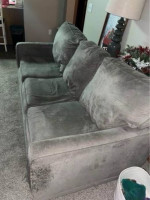 Gray La-Z-Boy sofa