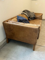 RH Sorensen Leather Sofa Couch