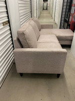 Elements Noah Reversible Chaise Sectional Couch / Sofa