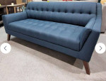 New Tufted fabric Sofa, Navy
