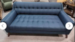 New Tufted fabric Sofa, Navy