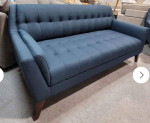 New Tufted fabric Sofa, Navy