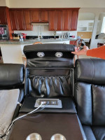 Genuine Leather Power Reclining Sofa