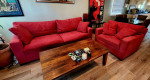 Crate & Barrel Sofa & Loveseat