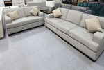 New Fabric Sofa And Loveseat Set, Light Gray
