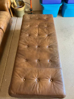 Creative Leather Sofa and Ottoman