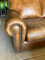Creative Leather Sofa and Ottoman