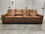 Stickley Brand 103" Luxury Leather Sofa