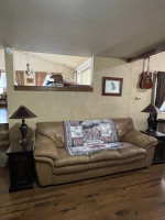 Leather sofa