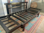 wood frame for a convertible sofa daybed