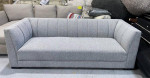 New Hand Crafted Tufting Fabric Sofa, Gray