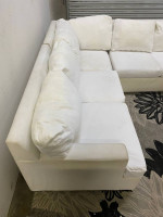 White Sectional Sofa with Right Hand Chaise