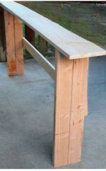 BEHIND THE SOFA TABLE