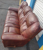 Leather La-Z-Boy Wall Reclining Sofa