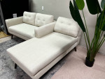 New All Modern brand beige sofa, delivery available