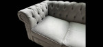 Sofa :Two Piece Living Room Set, Light Gray