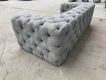 Restoration Hardware Soho Tufted sofa 8ft