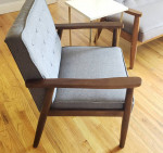 Baxton Studio 3 seater sofa and arm chair