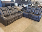 New Ashley furniture turbulence power reclining sofa and loveseat