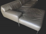 AMERICAN LEATHER Modern Sofa w/Chaise