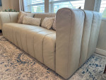 (Free Delivery) Lucas 100% Top Grain Leather Sofa by Abbyson Living!