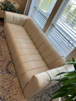 (Free Delivery) Lucas 100% Top Grain Leather Sofa by Abbyson Living!