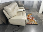 BEIGE ELECTRIC RECLINER SOFA W/ FREE DELIVERY