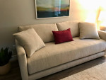 Sofa neutral beautiful 89"
