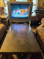 2 piece sofa + marble table (free sony tv with purchase)