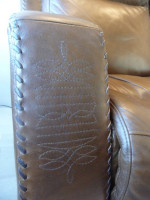 Power Reclining Leather Sofa