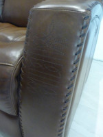 Power Reclining Leather Sofa