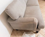 New Gray Fabric Contemporary Sofa