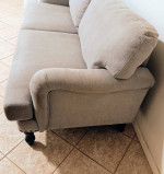 New Gray Fabric Contemporary Sofa
