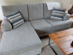 Nearly new Ashley sofa with chaise