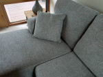 Nearly new Ashley sofa with chaise