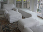 2 chairs with ottomans+moveable small sofa